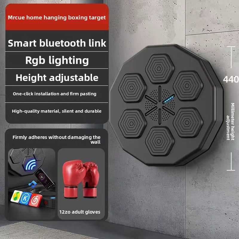 BeatBoxe – Musical Bluetooth Boxing Target with LED Lights and Gloves