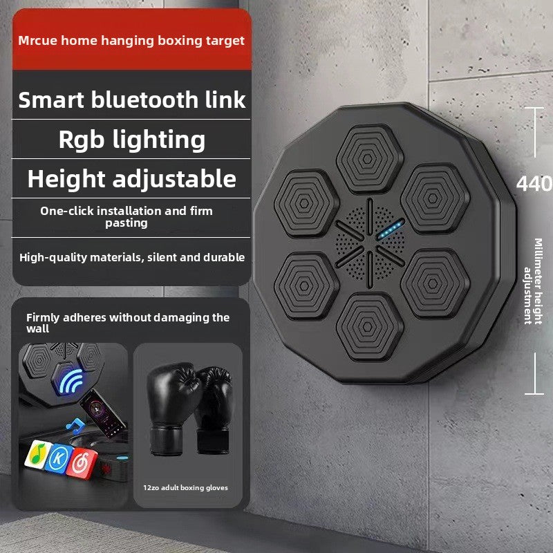 BeatBoxe – Musical Bluetooth Boxing Target with LED Lights and Gloves